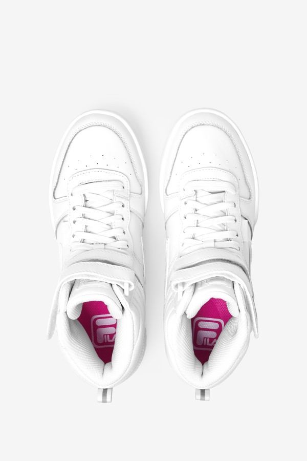 White/Pink Glo Women\'s F-14 Lifted Fila Outlets
