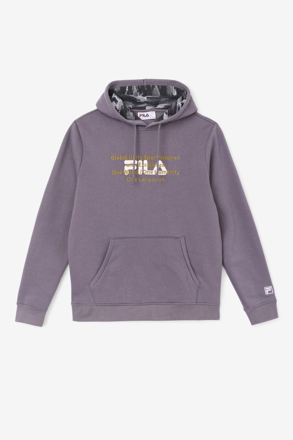 Fila Outlets Thunderstorm/White/Olive Rondot Hoodie