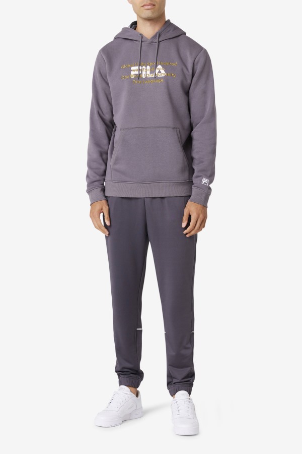 Fila Outlets Thunderstorm/White/Olive Rondot Hoodie