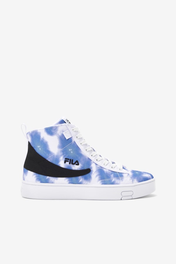 White/Bright Cobalt/Storm Blue Women's Gennaio Tie Dye Fila Outlets