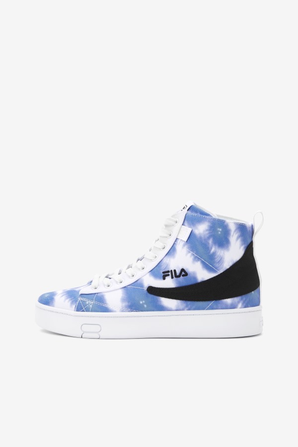 White/Bright Cobalt/Storm Blue Women\'s Gennaio Tie Dye Fila Outlets