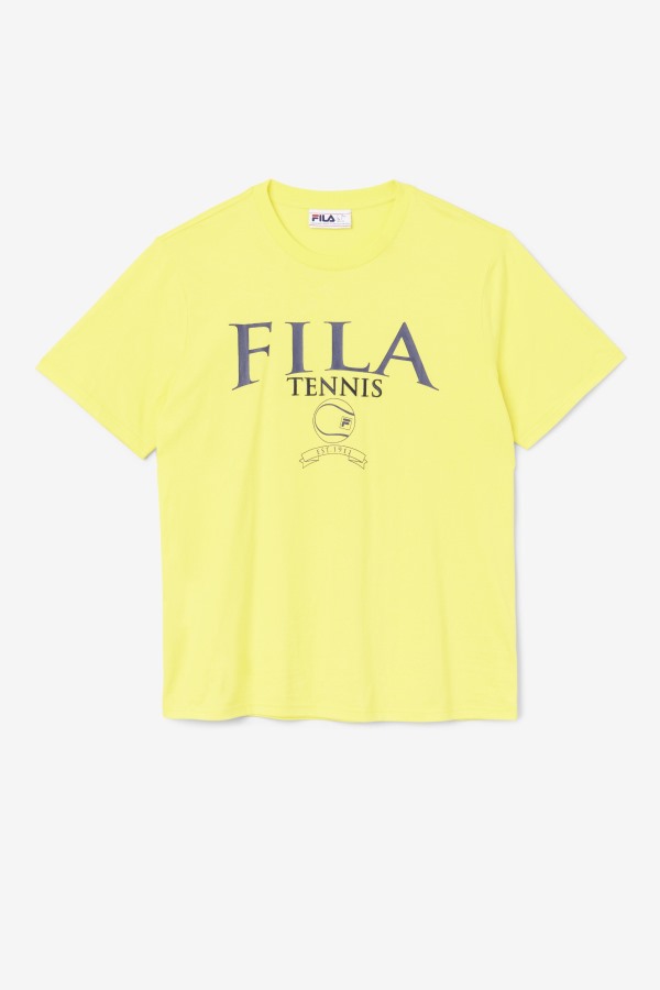 Saran Tee Fila Outlets Yellow/Navy
