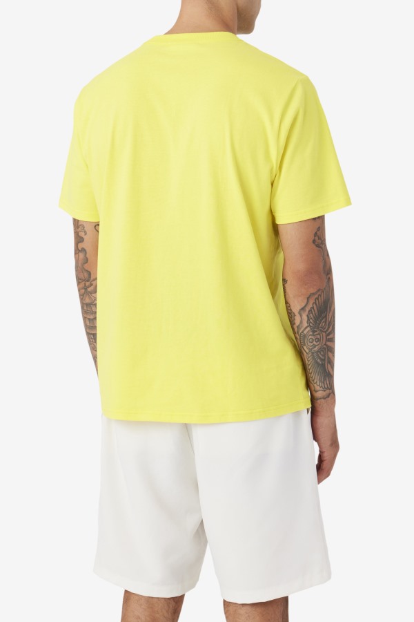 Saran Tee Fila Outlets Yellow/Navy