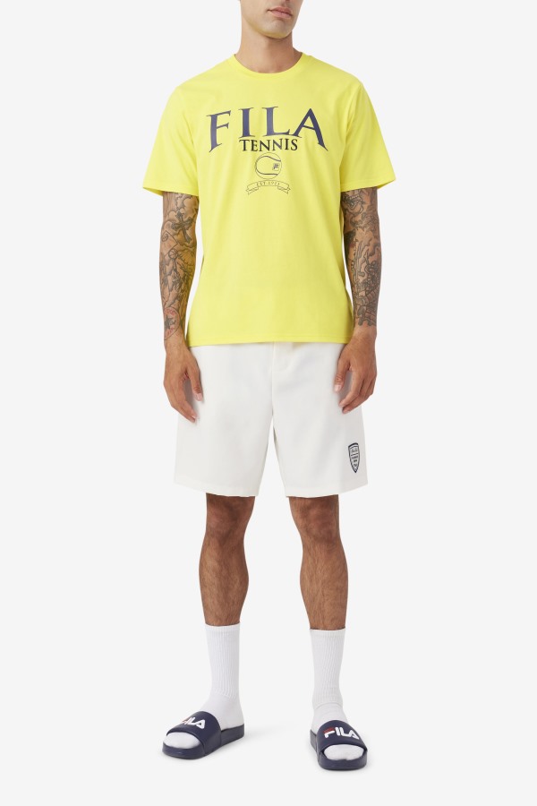 Saran Tee Fila Outlets Yellow/Navy