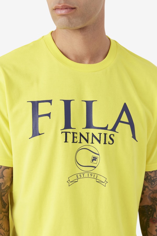 Saran Tee Fila Outlets Yellow/Navy