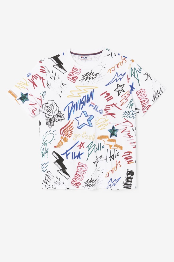 White Fila Outlets Hiransh Tee