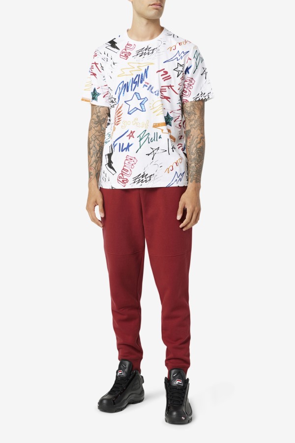 White Fila Outlets Hiransh Tee