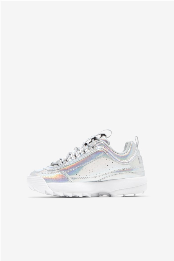 Iridescent Little Kids\' Disruptor 2 Premium Iri Fila Outlets