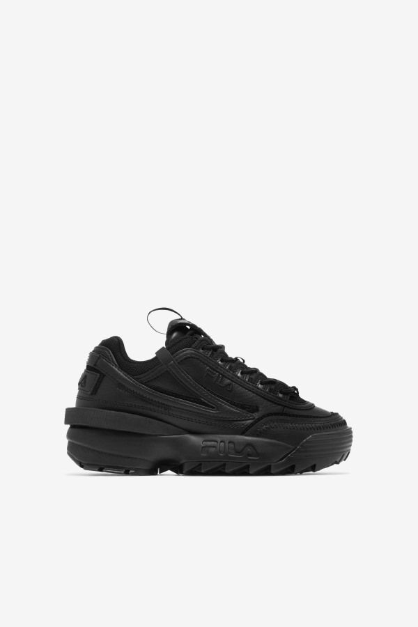 Black Fila Outlets Little Kids' Disruptor 2 Exp