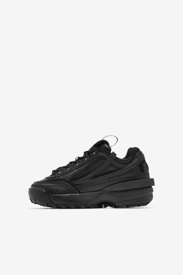 Black Fila Outlets Little Kids\' Disruptor 2 Exp