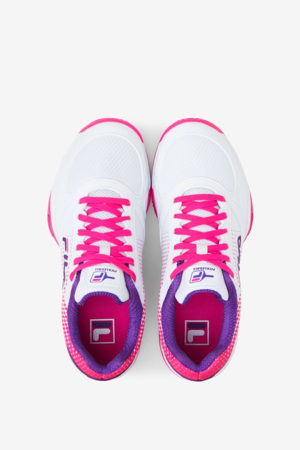 Women\'s Volley Zone Fila Outlets White/Pink Glo/Purple