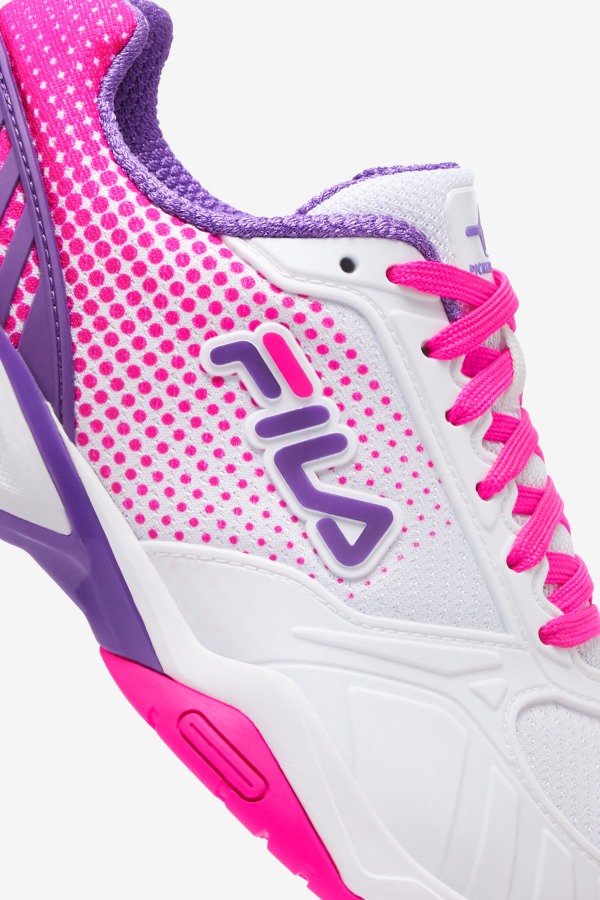 Women\'s Volley Zone Fila Outlets White/Pink Glo/Purple