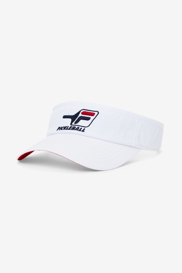 Pickleball Visor Fila Outlets White/Red