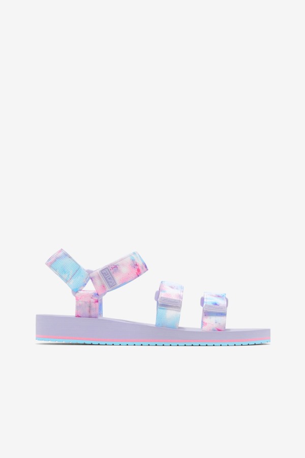 Women's Drifter Ts Tie Dye Fila Outlets Multi/White/Purple Heather