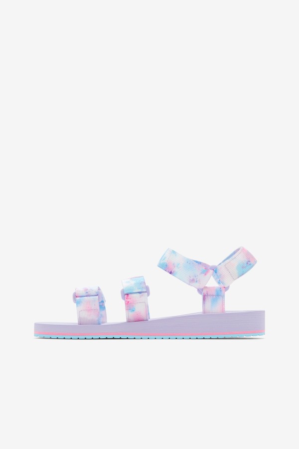 Women\'s Drifter Ts Tie Dye Fila Outlets Multi/White/Purple Heather