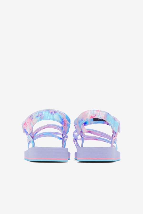 Women\'s Drifter Ts Tie Dye Fila Outlets Multi/White/Purple Heather