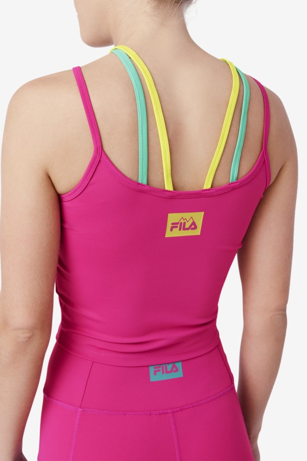 Fila Outlets Cecillia Strappy Tank Festival Fuchsia