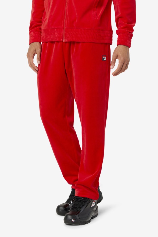 Red Fila Outlets O-Fit Velour Pant