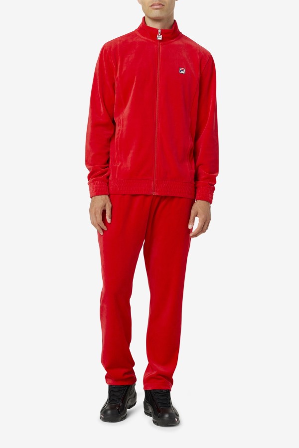 Red Fila Outlets O-Fit Velour Pant