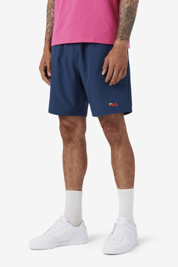 Ravini Short Navy/Yellow/Cherry Tomato Fila Outlets