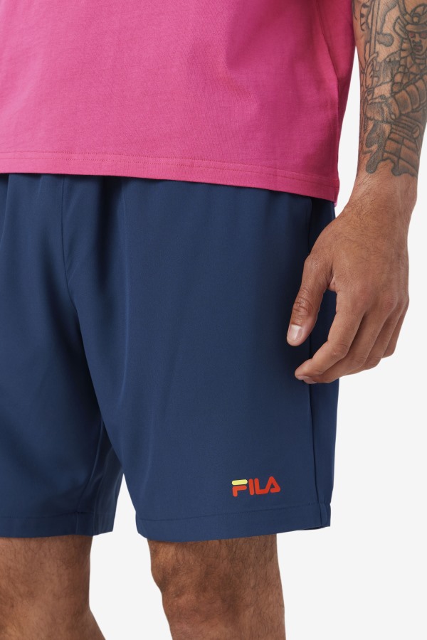 Ravini Short Navy/Yellow/Cherry Tomato Fila Outlets