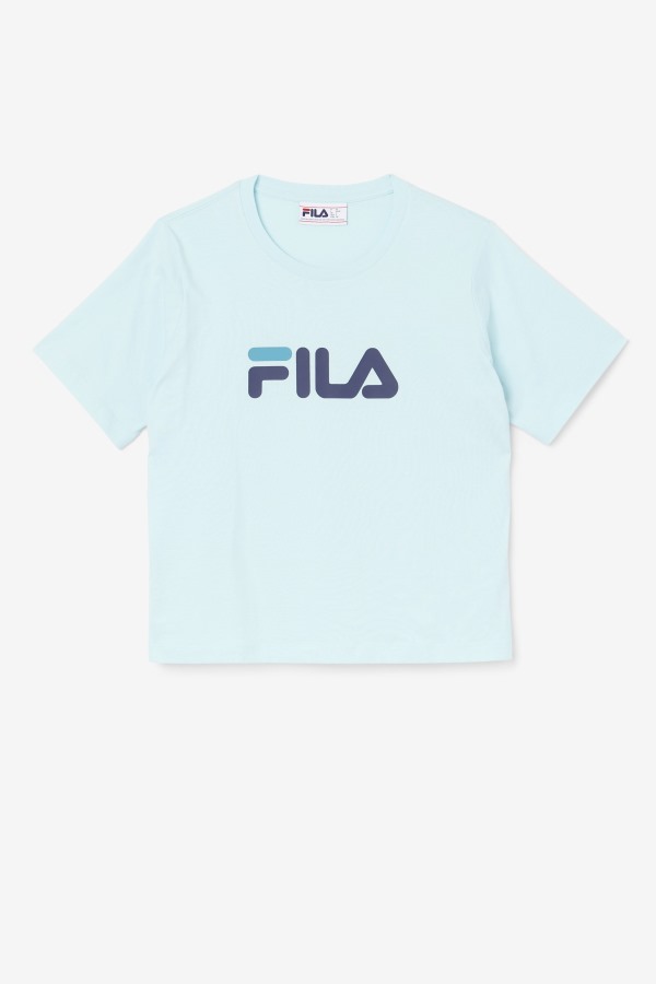 Thea Tee Fila Outlets Iced Aqua/Navy/Biscay Bay