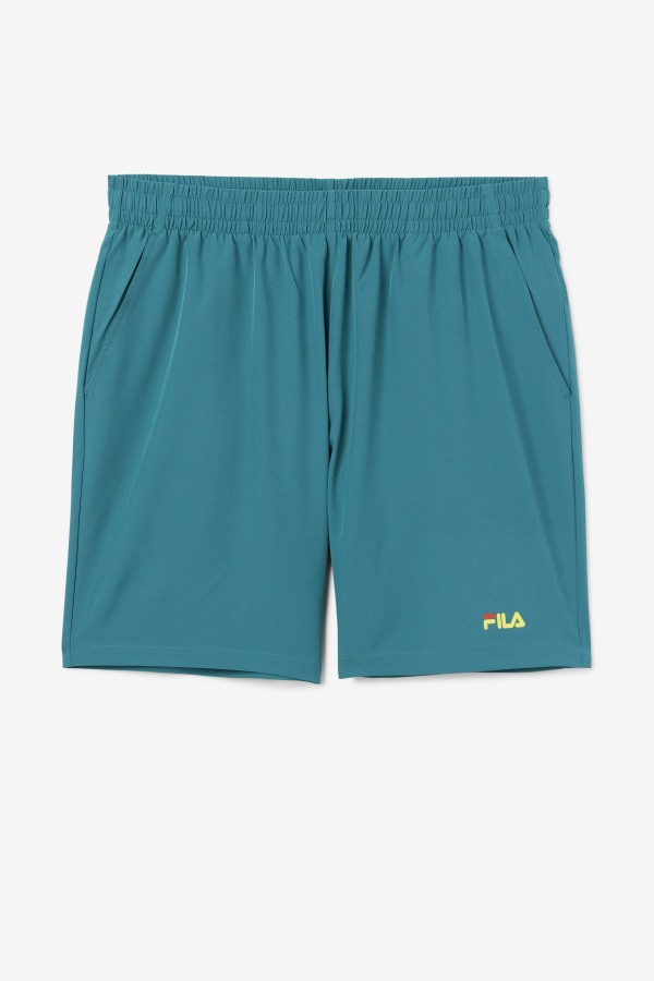 Ravini Short Fila Outlets Bayou/Cherry Tomato/Yellow
