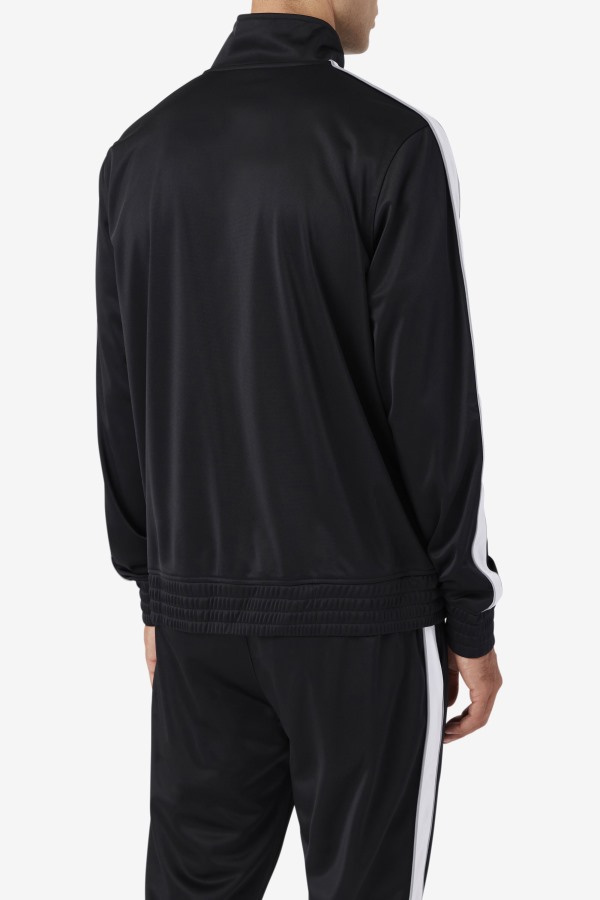 Black/White/Monument Runi Track Jacket Fila Outlets