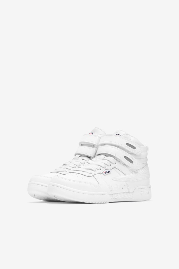 Big Kids\' F-14 Fila Outlets White/Navy/Red