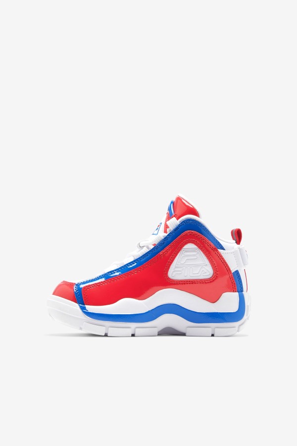 White/Red/Blue Little Kids\' Grant Hill 2 Fila Outlets