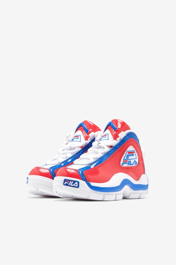 White/Red/Blue Little Kids\' Grant Hill 2 Fila Outlets