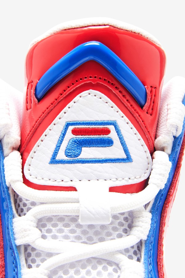 White/Red/Blue Little Kids\' Grant Hill 2 Fila Outlets