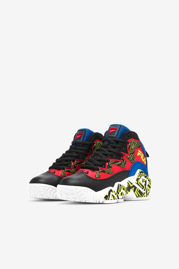 Black/Blue/Red Big Kids\' MB Fila Outlets