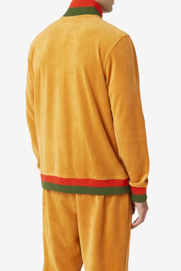 Fila Outlets Desert Sun/Poppy/Douglas Fir Fila x Paterson Velour Jacket