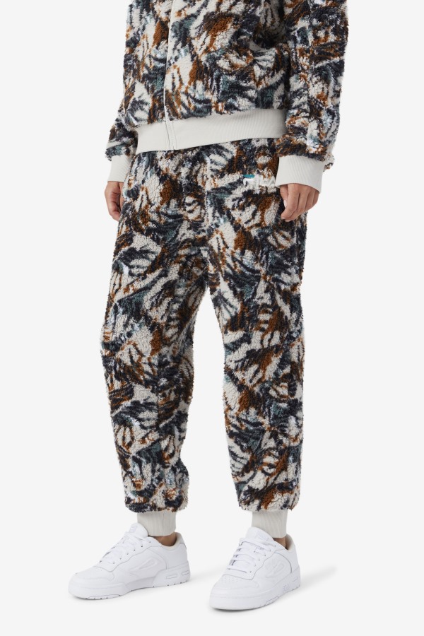 Egret/Stormy/Deep Lake Fila Outlets Drewe Sherpa Jogger