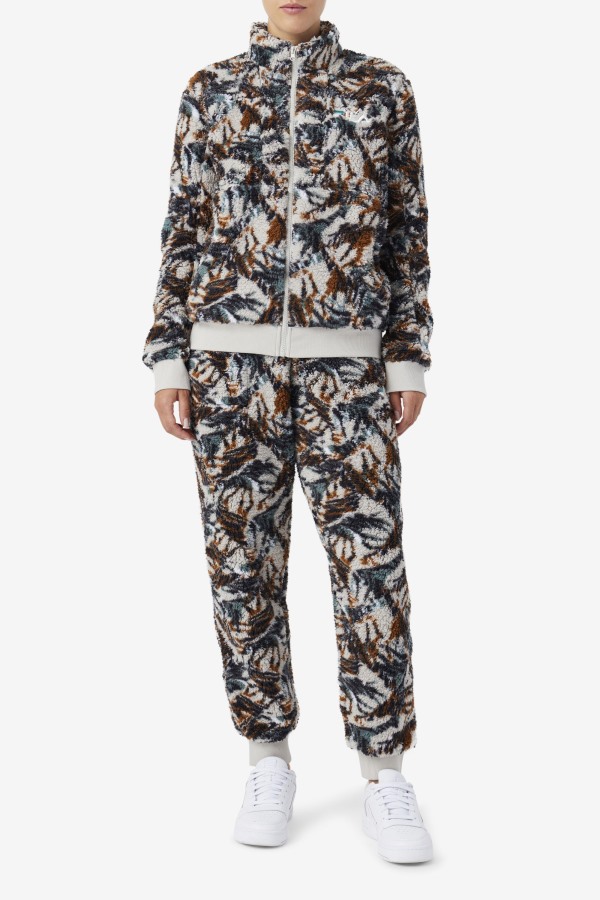 Egret/Stormy/Deep Lake Fila Outlets Drewe Sherpa Jogger