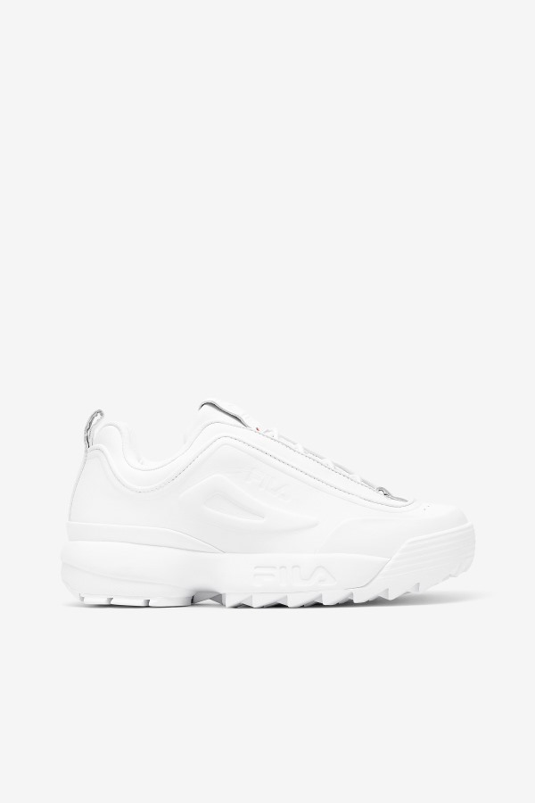 White Women's Disruptor Zero Fila Outlets