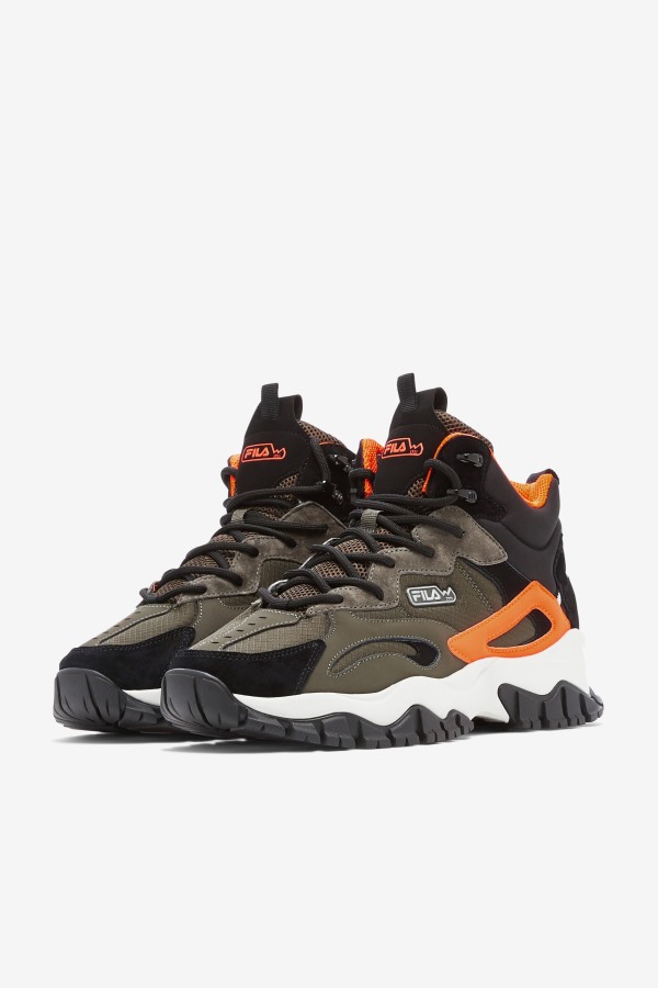 Tarmac/Black/Orange Men\'s Ray Tracer TR 2 Mid Fila Outlets