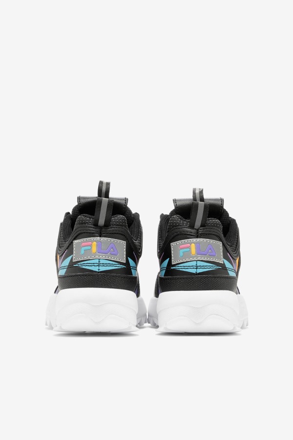 Black/Bubblegum/White Fila Outlets Little Kids\' Disruptor 2 Premium