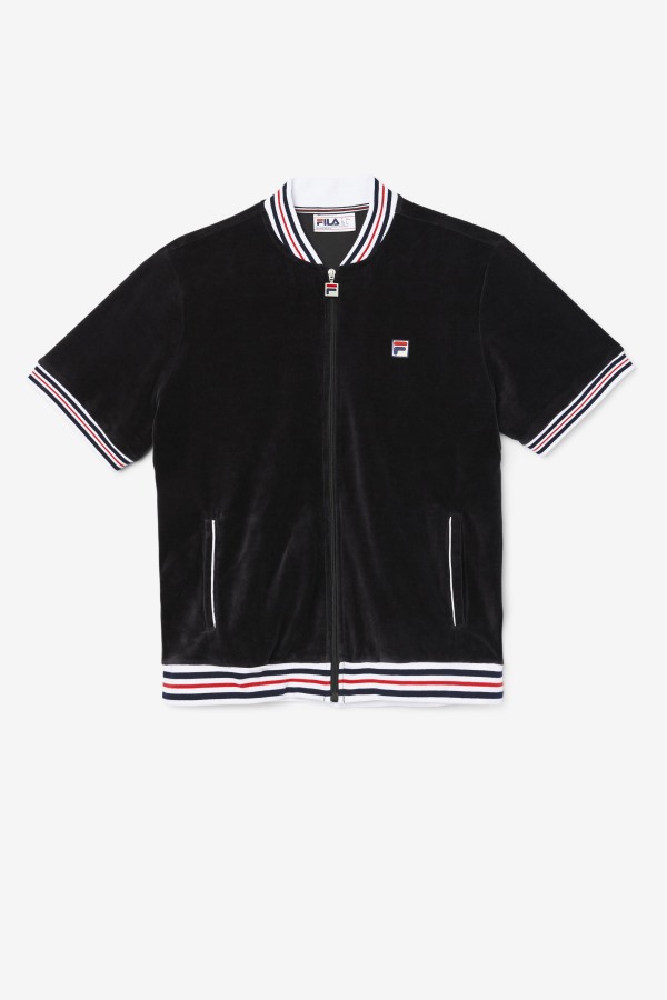 Estudio Velour Jacket Black/White Fila Outlets
