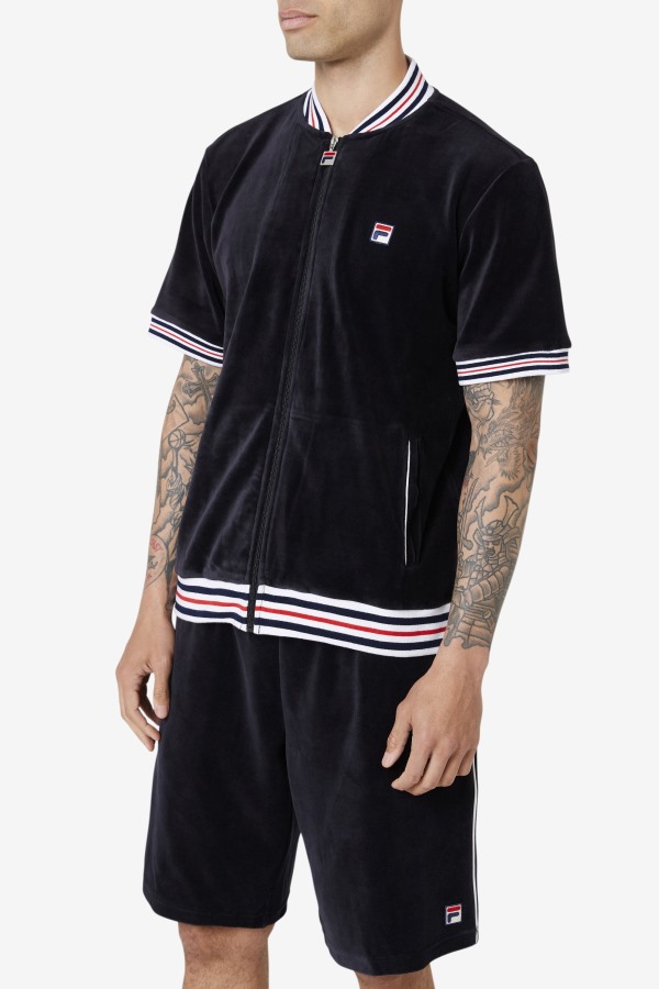 Estudio Velour Jacket Black/White Fila Outlets