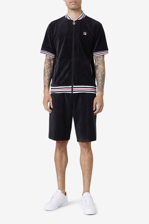 Estudio Velour Jacket Black/White Fila Outlets