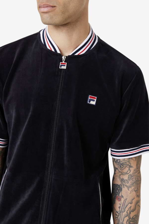 Estudio Velour Jacket Black/White Fila Outlets