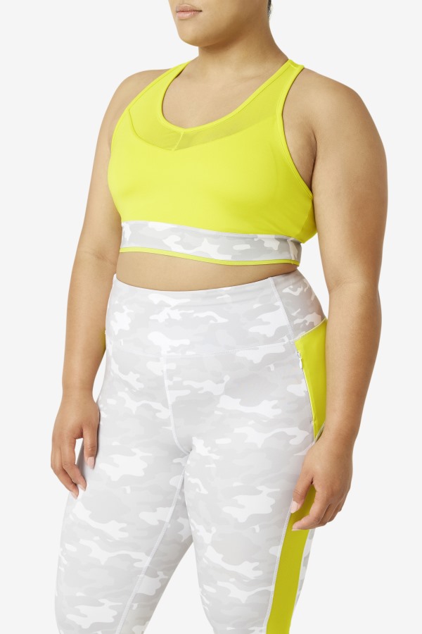 Sulphur Fila Outlets Uplift Racerback Bra Top