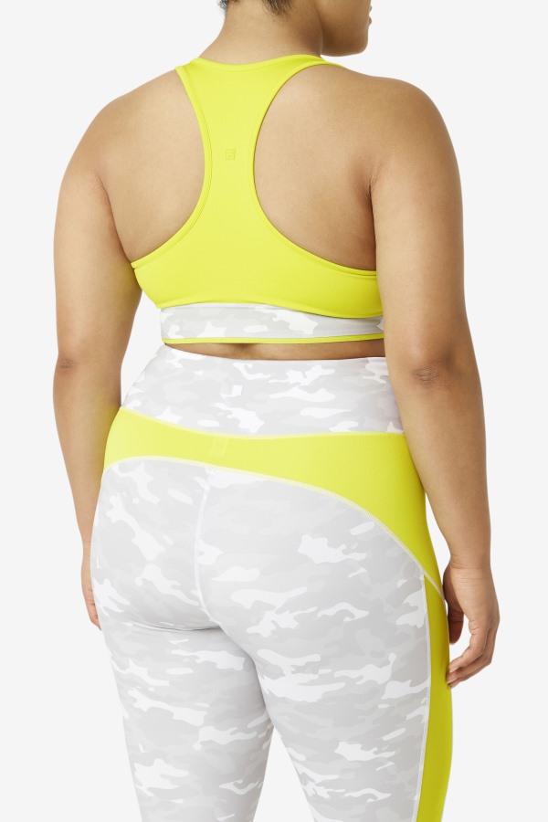 Sulphur Fila Outlets Uplift Racerback Bra Top