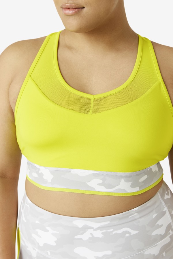 Sulphur Fila Outlets Uplift Racerback Bra Top