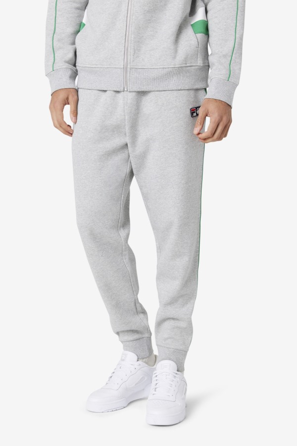 Fila Outlets Light Grey/Jelly Bean/White Townes Jogger