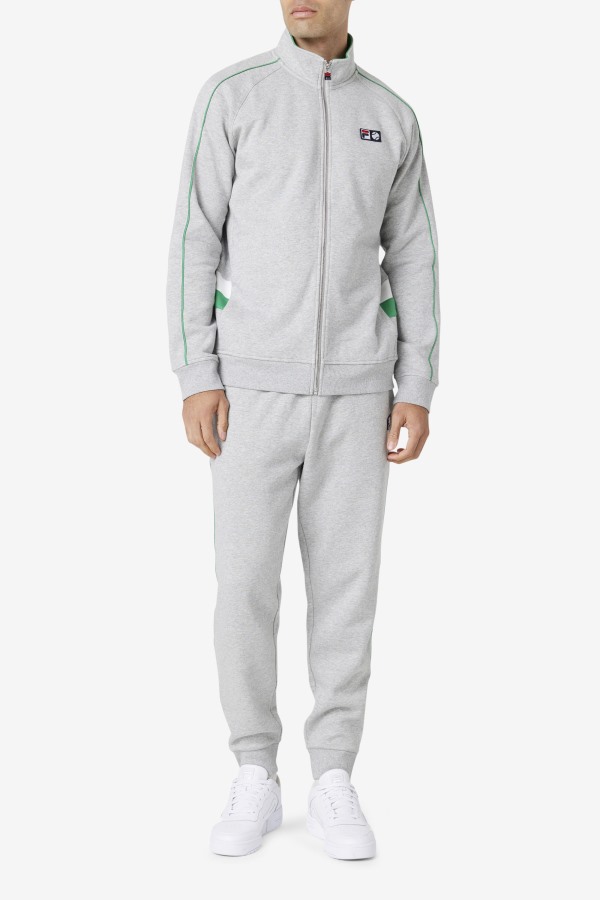 Fila Outlets Light Grey/Jelly Bean/White Townes Jogger