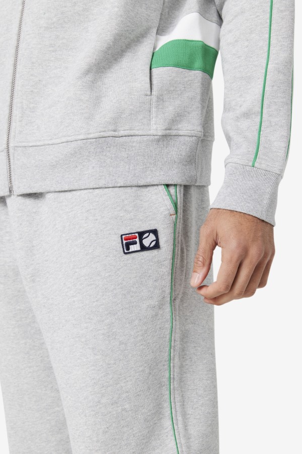 Fila Outlets Light Grey/Jelly Bean/White Townes Jogger