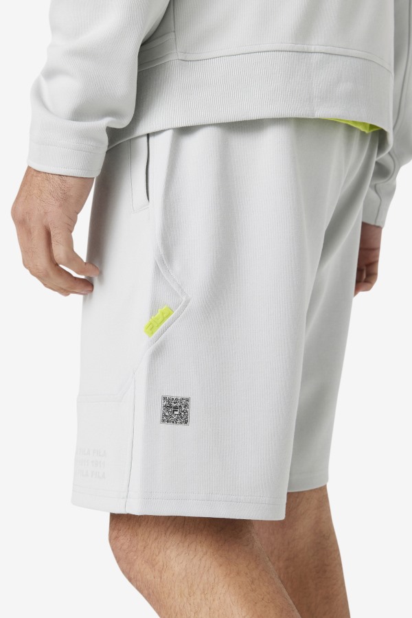 Rihaan Short Fila Outlets Stone/Lime Punch